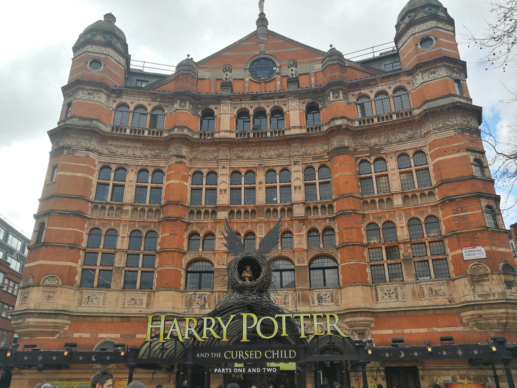 theatre showing Harry Potter and the Cursed Child