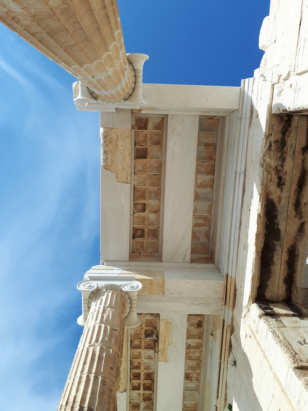 roof of the Parthenon
