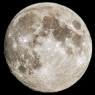 This is a photo of the moon