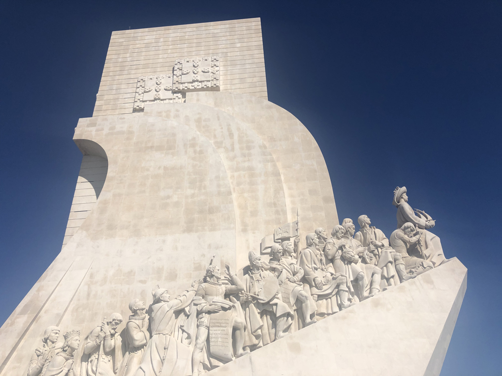 Statue of the Monument to the Discoveries in Lisbon