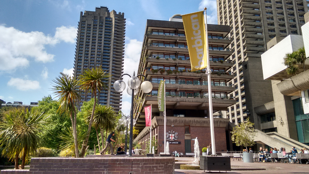 outside the Barbican