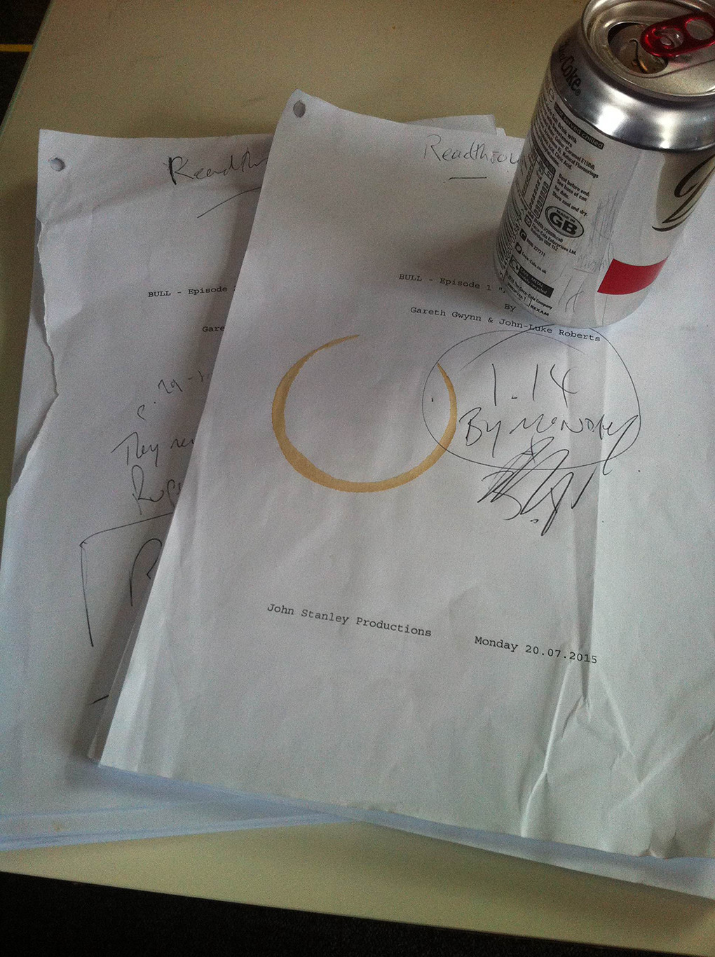 script and diet coke