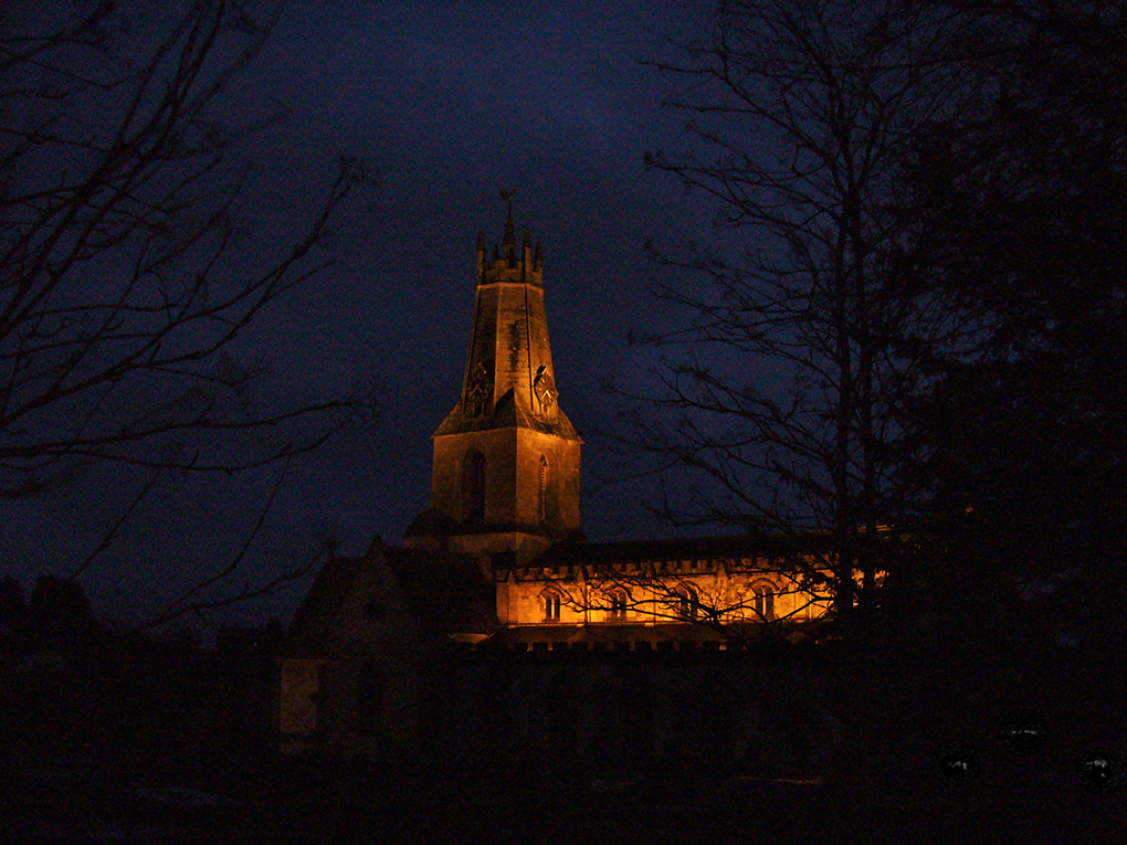 church with half a spire