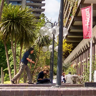 outside the Barbican