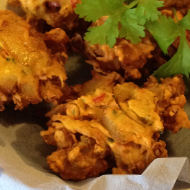 onion bhajis in a bowl