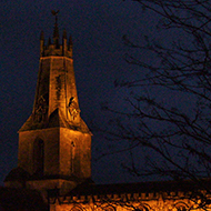 church with half a spire