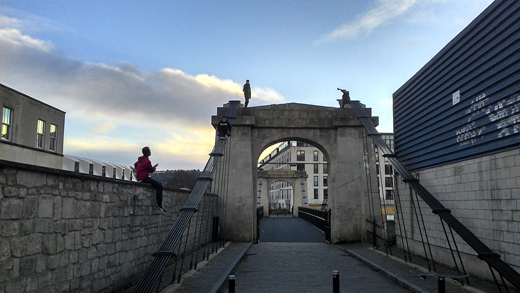 bridge climbing