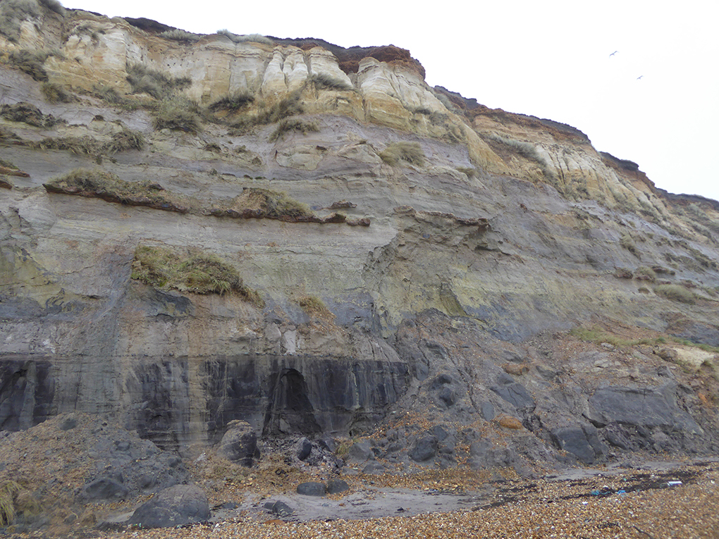 Hengistbury Head, Dorset cliff