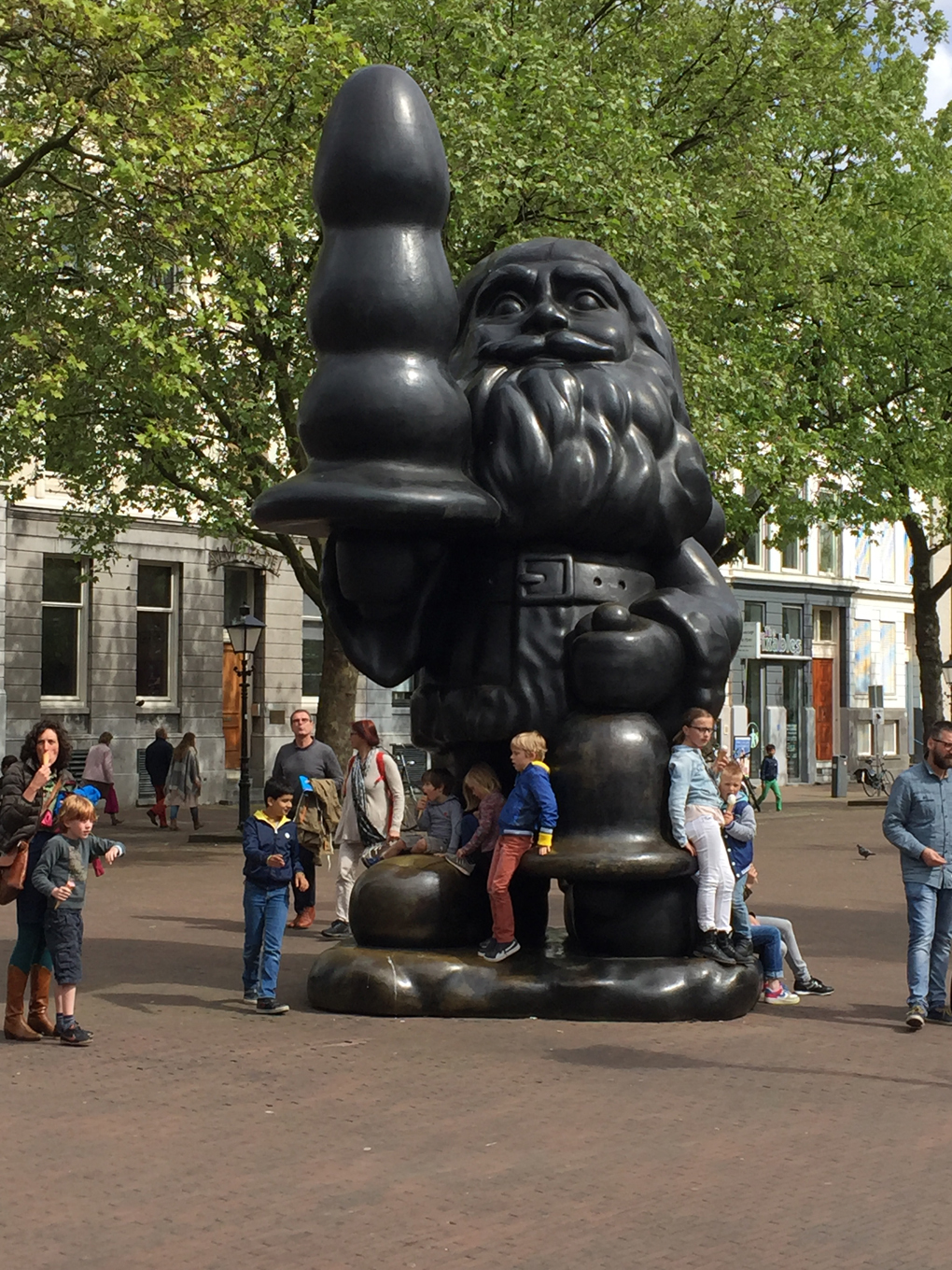 statue of a bearded man