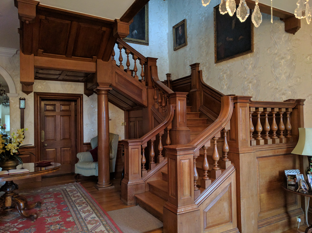 wooden staircase