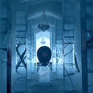 ice hotel lobby