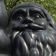 statue of a bearded man