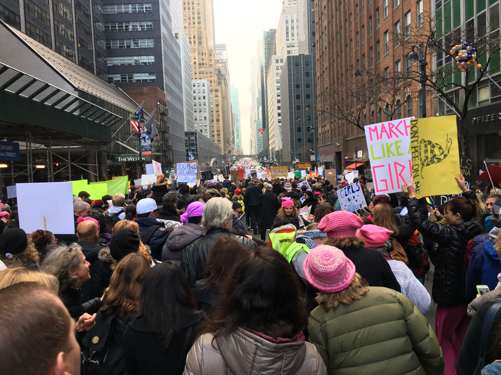 march in new york city