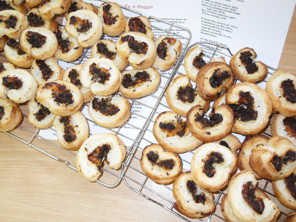 pile of haggis palmiers