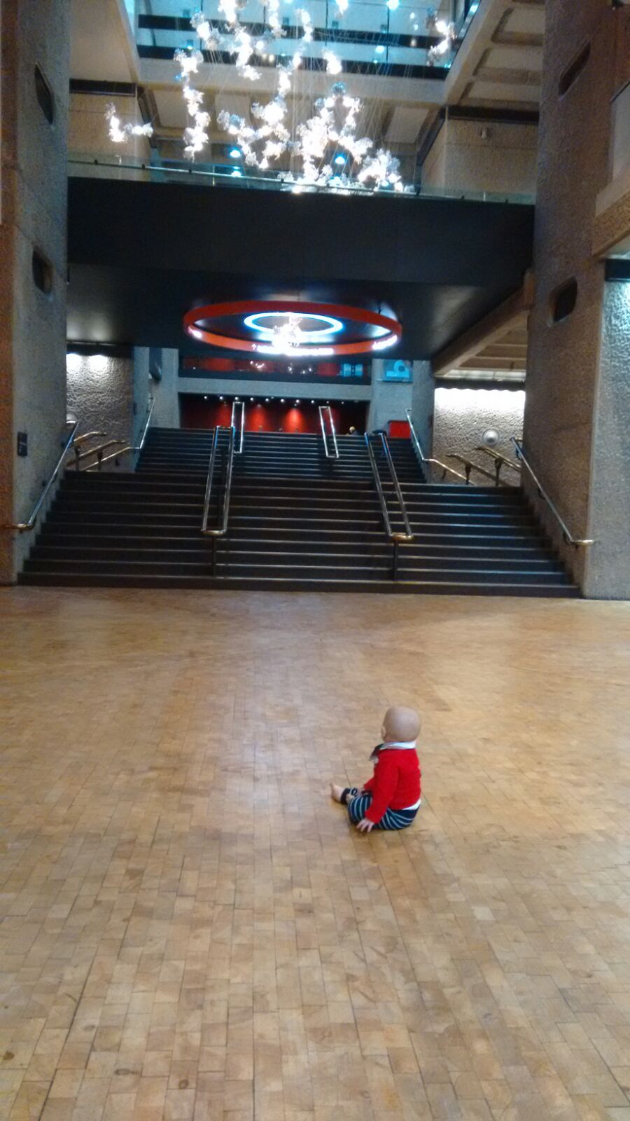 baby in the Barbican