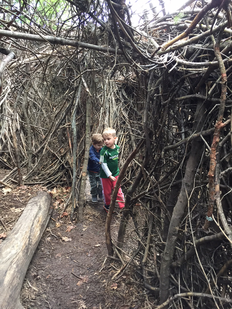 kids in a den