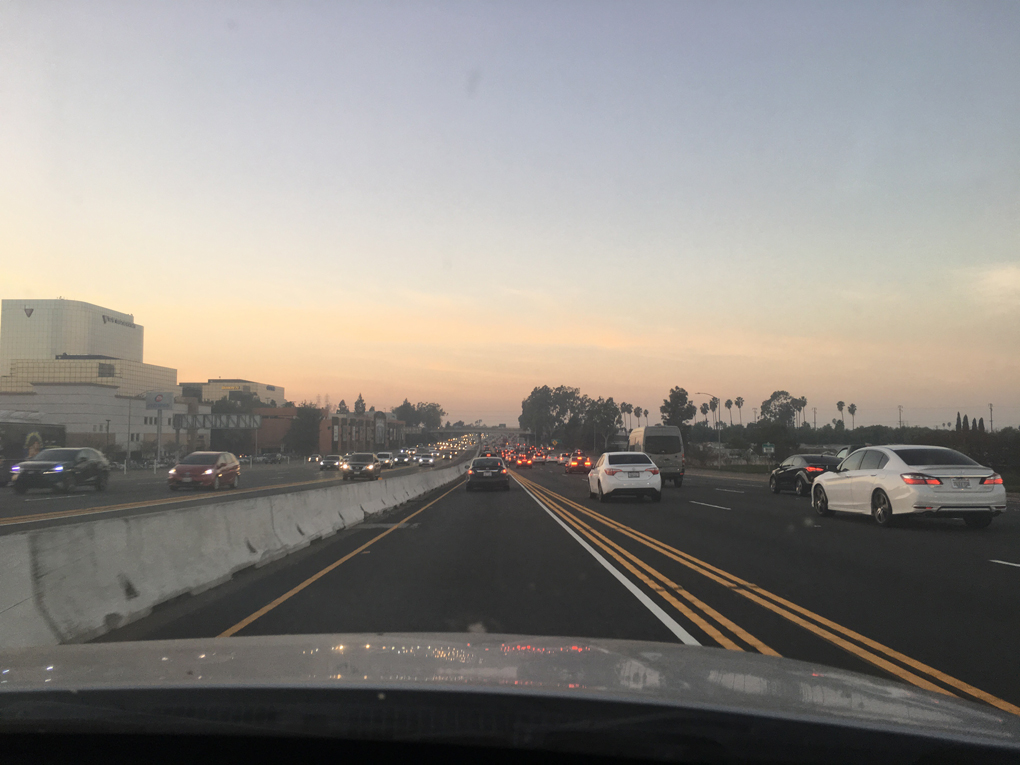 traffic on the I-405