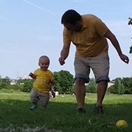 father and son dressed the same