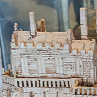 cork model of St Michael's Mount