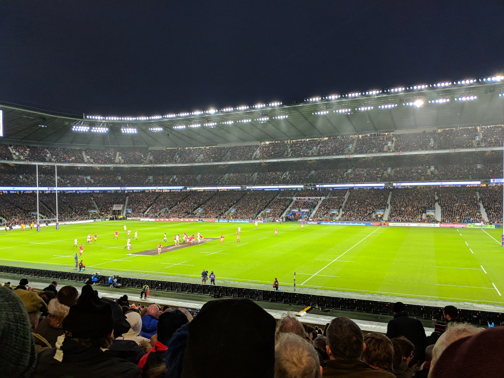 rugby game in progress