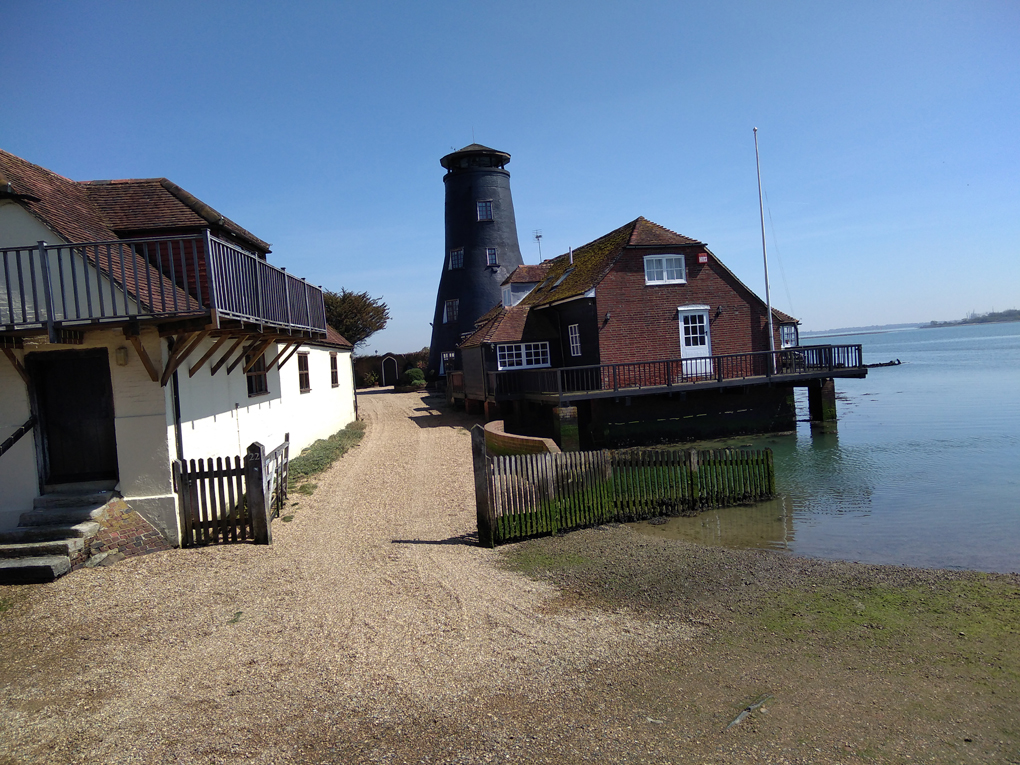 mill house on the beach