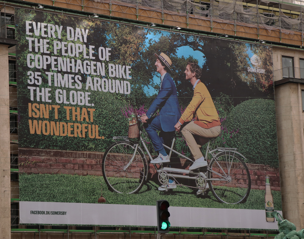 Biking in Copenhagen