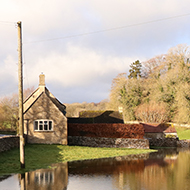 house by a lake