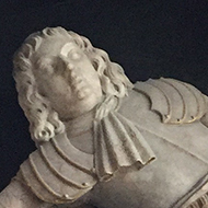 statues of reclining dukes