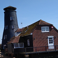 mill house on the beach