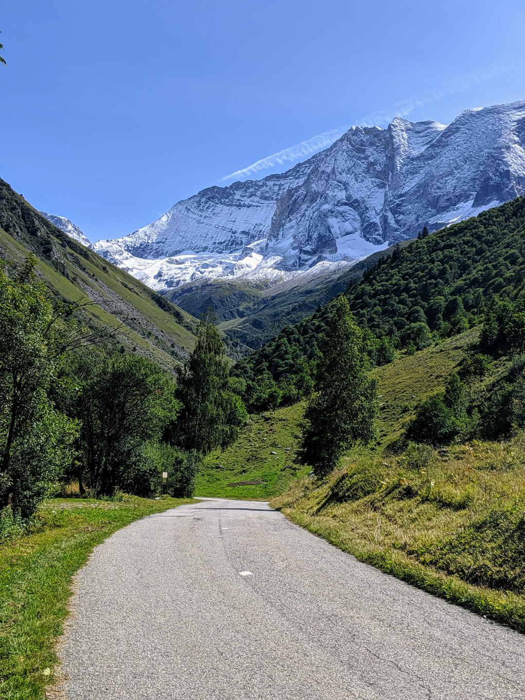 Snow covered mountain