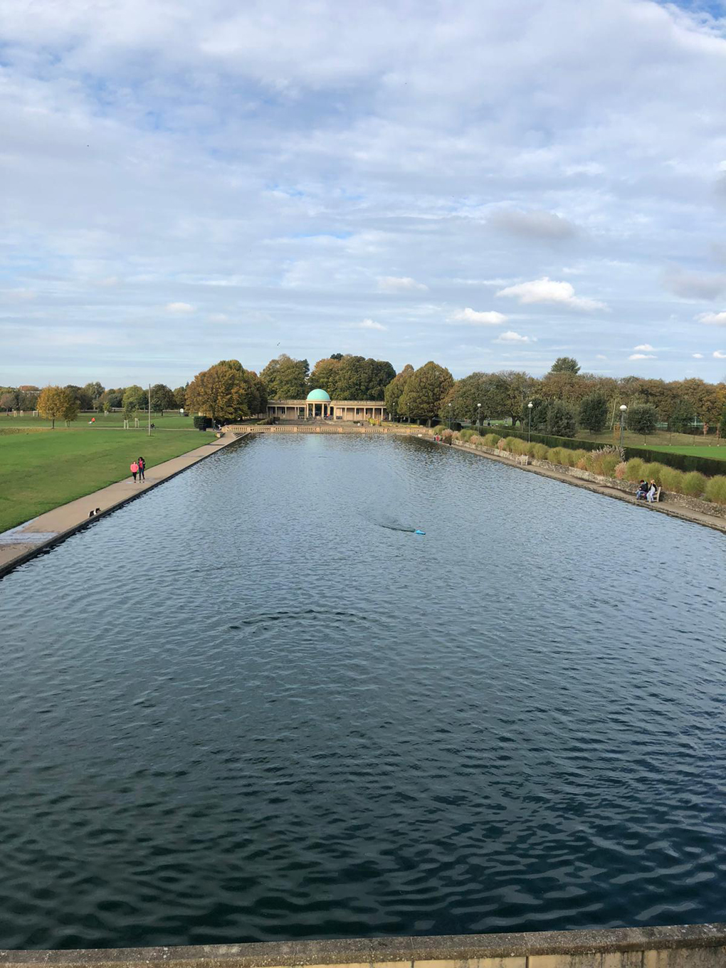 A photo of a boating lake with still water in Norwoch