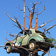 The Elemental Sculpture Garden near Cirencester