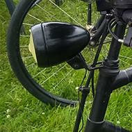 Fully kitted out WWII era military bicycles