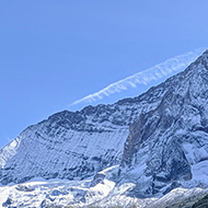 Snow covered mountain