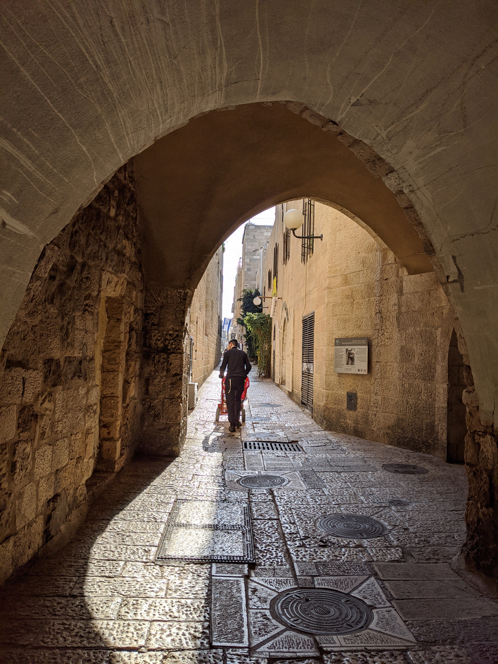 Archway in the Jewish quarter of Jerusalem