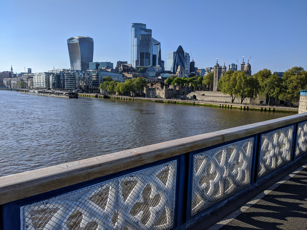 The Tower of London from Tower Bridge