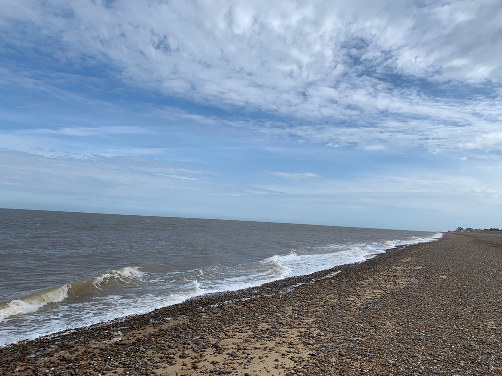 A stony coast