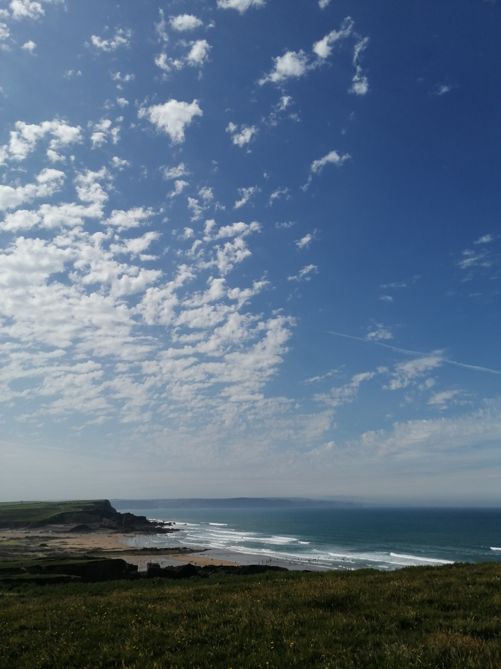 Clifftop views over the sea