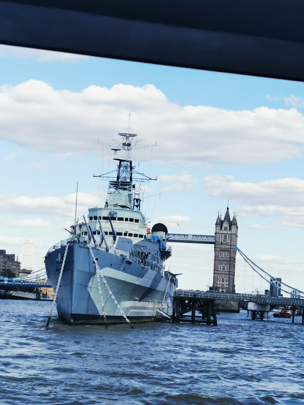 HMS Belfast on the Thames