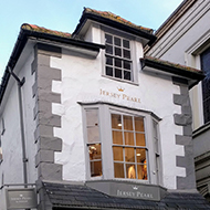 A shop building leaning over in Windsor