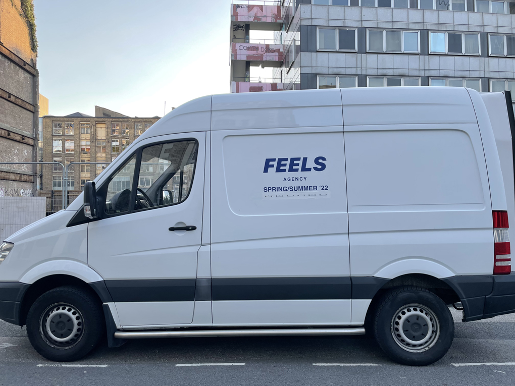 White van in East end London.