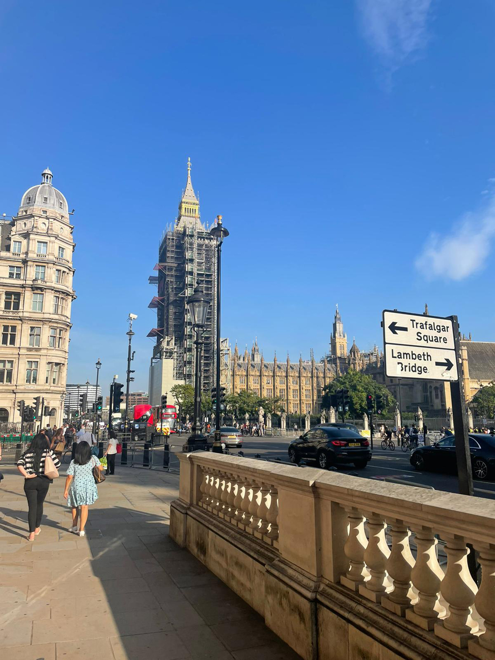 View of London streets