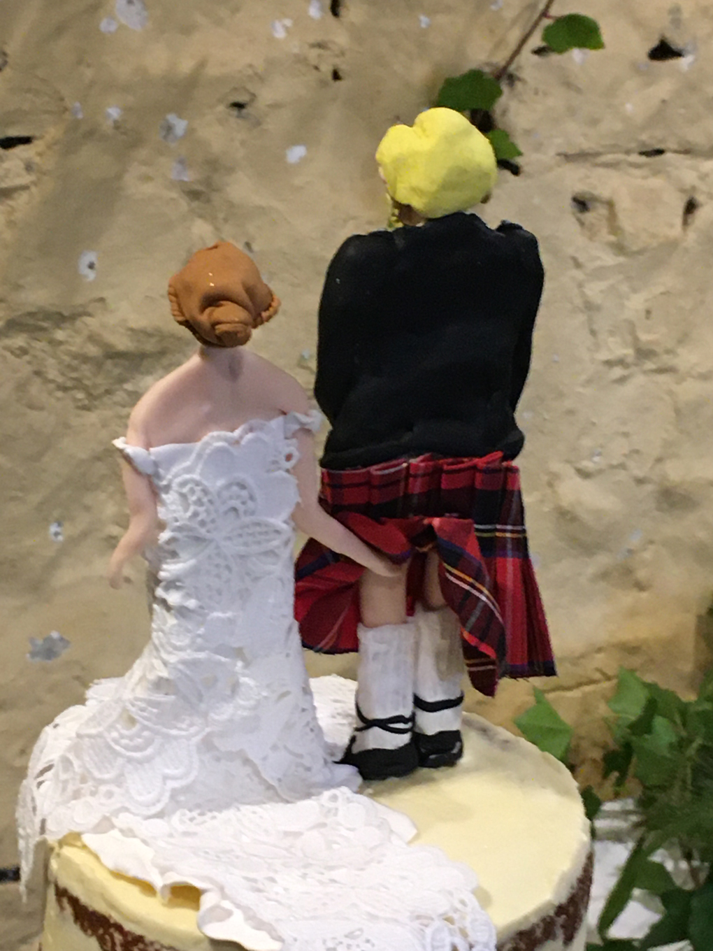 Scottish Wedding Cake Topper