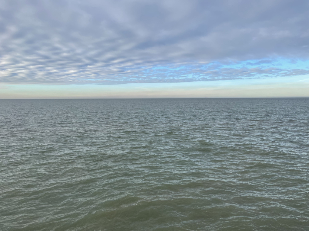 View of the sea and sky