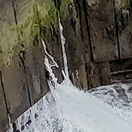 View of canal locks.