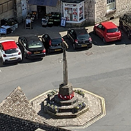 Aerial view of Minchinhampton