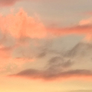 Sunset view with multi colour sky and clouds