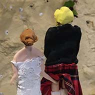 Scottish Wedding Cake Topper