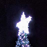 Christmas lights at Center Parcs.