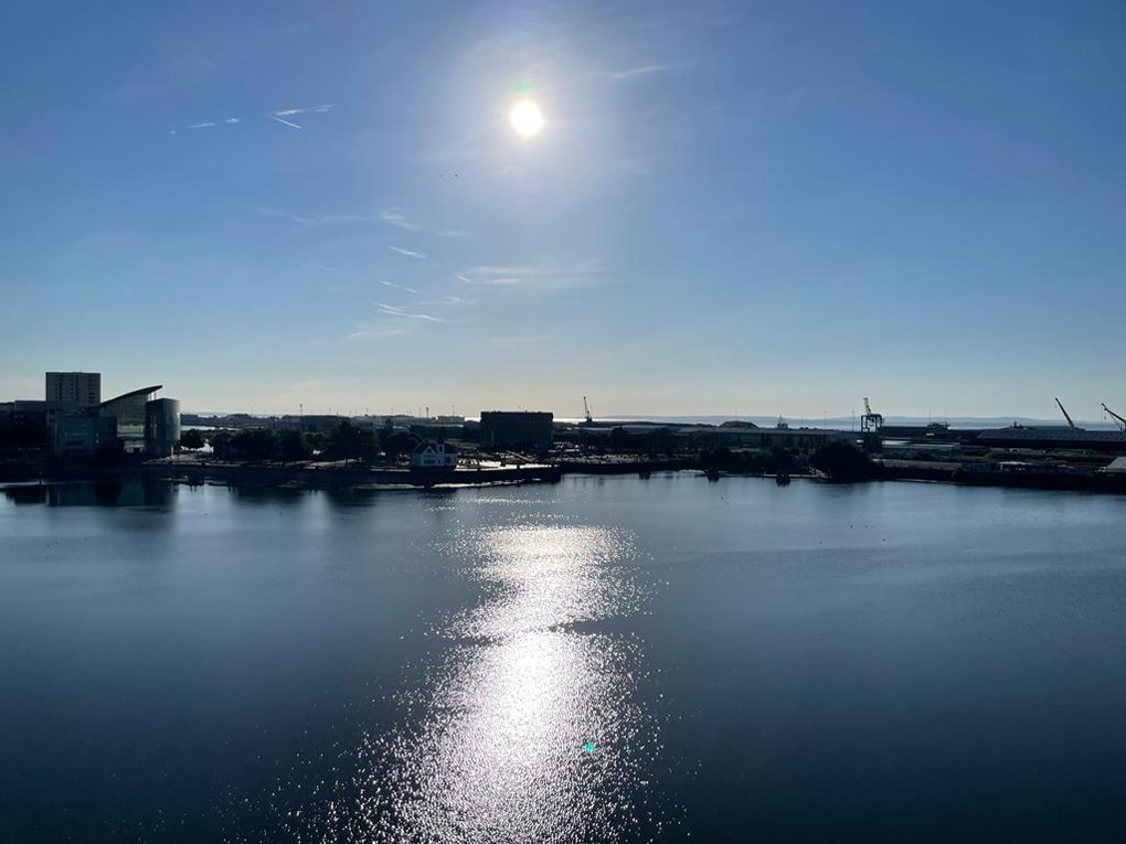 A view of Cardiff bay